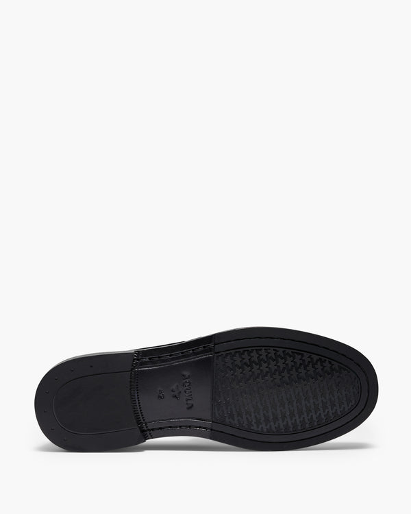 Ringo Black Suede Penny Loafers