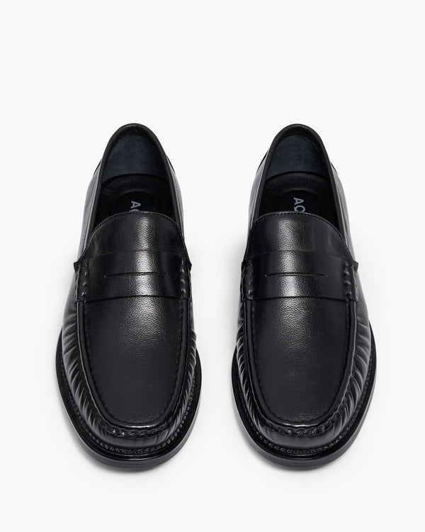 Ringo Black Penny Loafers