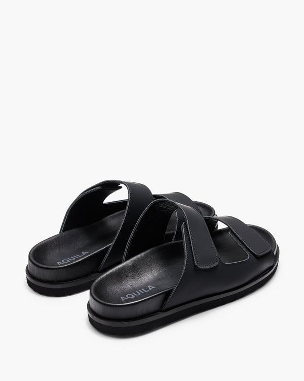Riva Black Slides