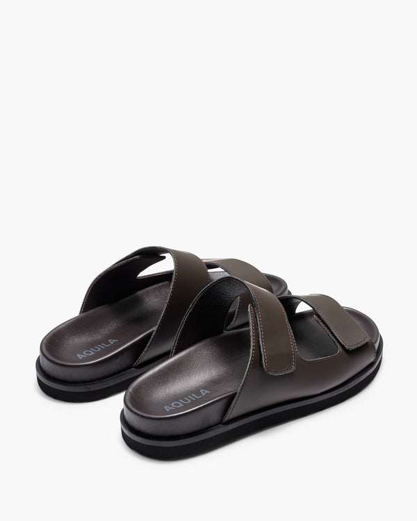 Riva Brown Slides