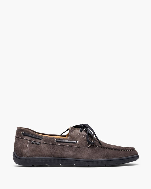 Riviera Charcoal Suede Deck Shoes