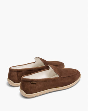 Riviera Suede Brown Loafers