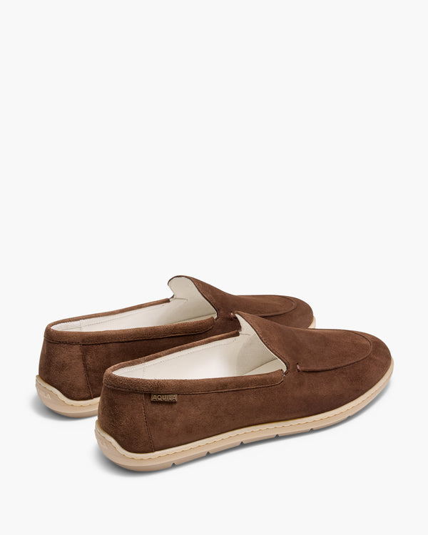 Riviera Suede Brown Loafers