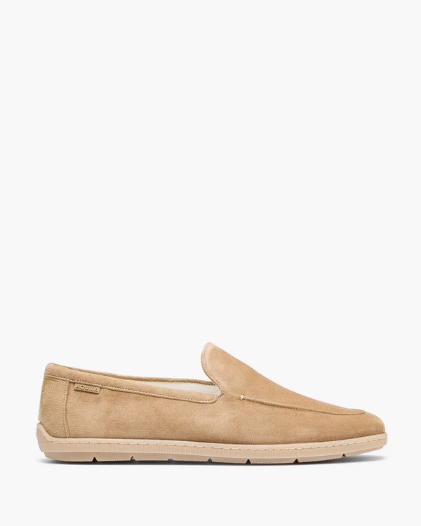 Riviera Suede Sand Loafers