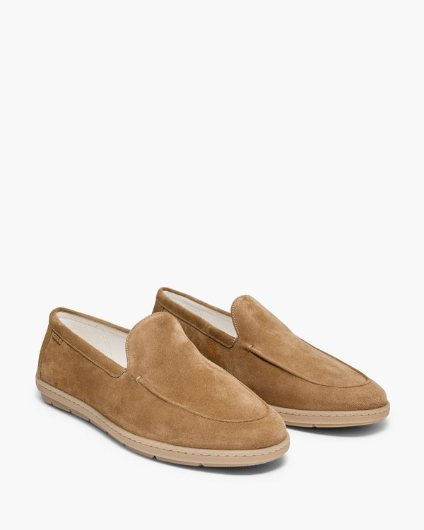 Riviera Suede Sand Loafers
