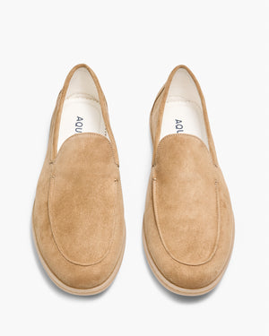 Riviera Suede Sand Loafers