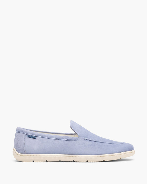 Riviera Suede Pale Blue Loafers