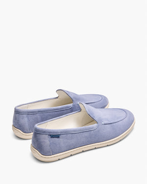 Riviera Suede Pale Blue Loafers