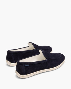 Riviera Suede Navy Loafers
