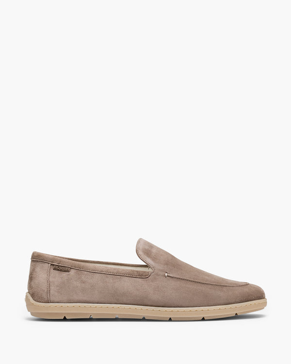 Riviera Suede Taupe Loafers