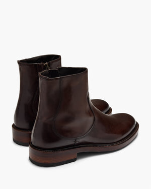 Rochford Brown Zip Up Boots