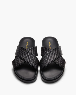 Santiago Black Sandals