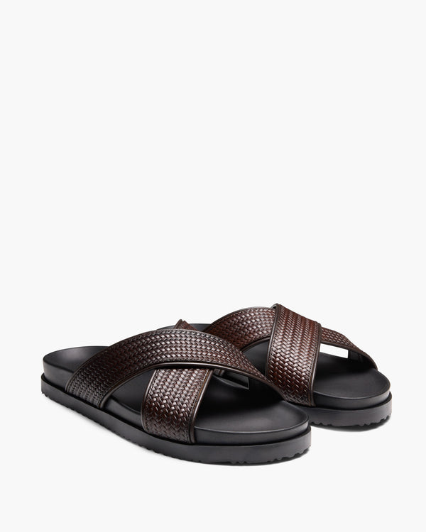 Santiago Brown Sandals