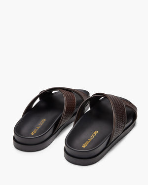 Santiago Brown Sandals