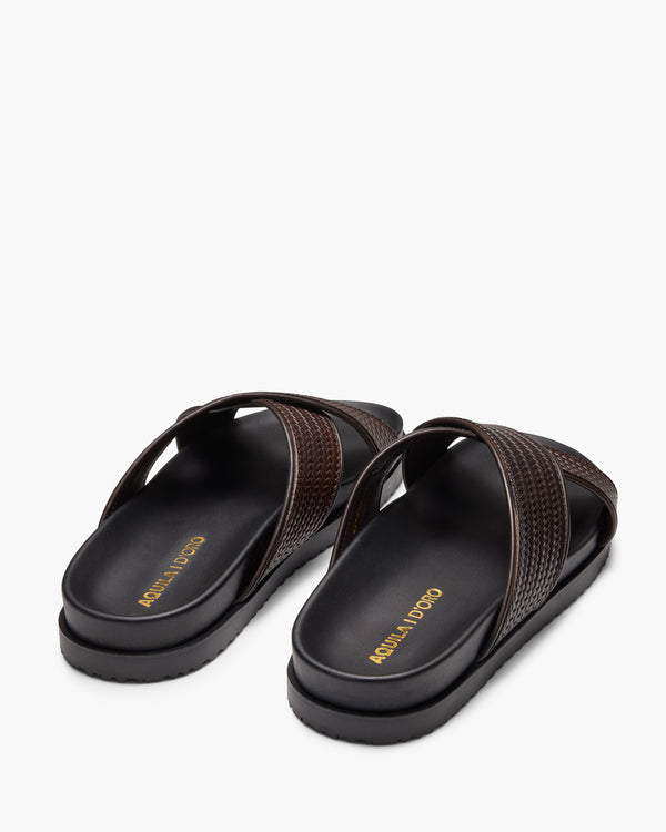 Santiago Brown Sandals