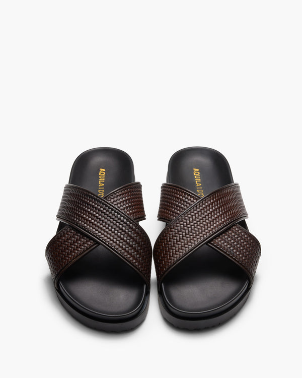 Santiago Brown Sandals