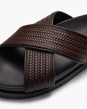 Santiago Brown Sandals