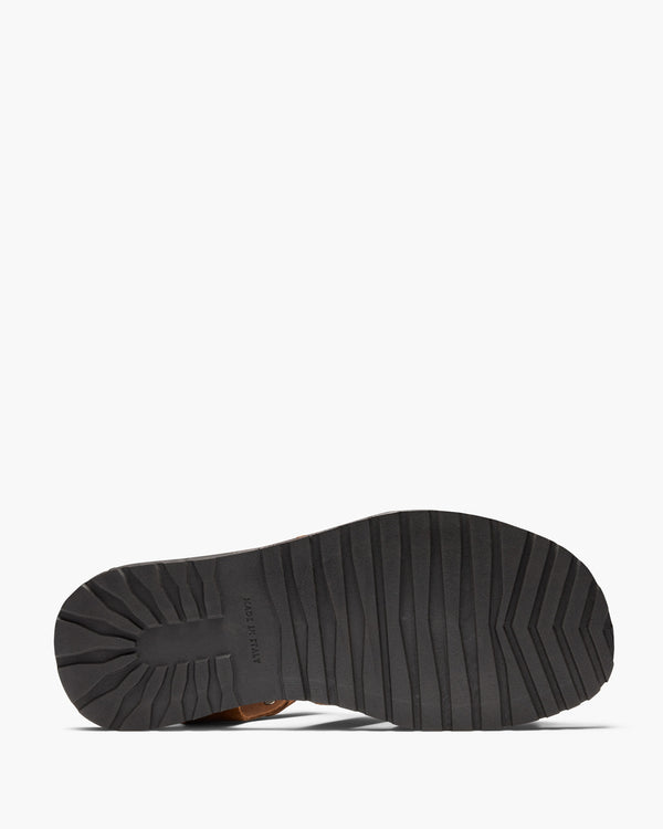 Seville Cognac Suede Sandals