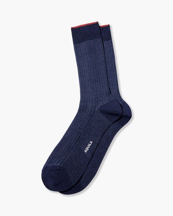 Shadow Navy Socks