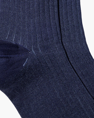 Shadow Navy Socks