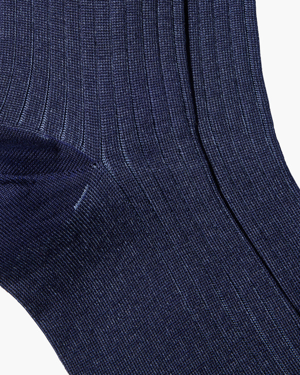 Shadow Navy Socks