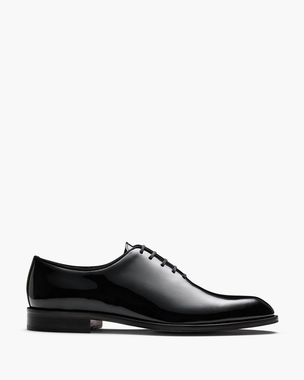 Simmons Patent Black Oxford Shoes