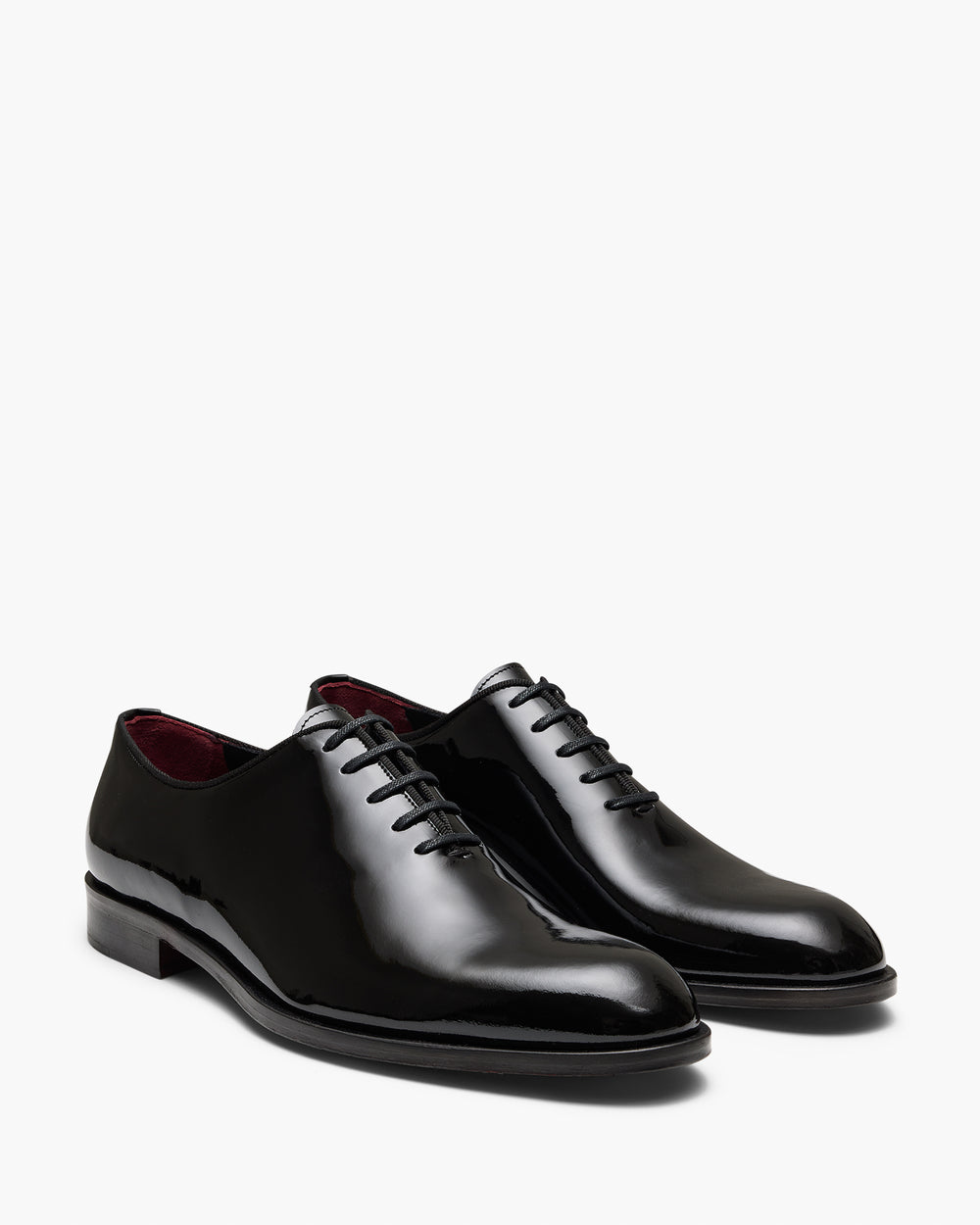 Simmons Patent Black Oxford Shoes
