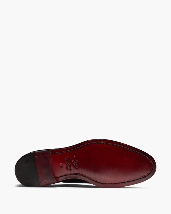 Simmons Patent Black Oxford Shoes