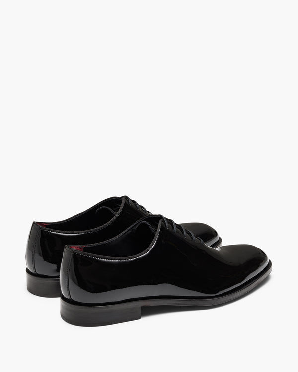 Simmons Patent Black Oxford Shoes