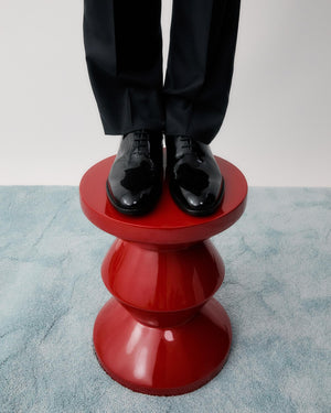 Simmons Patent Black Oxford Shoes