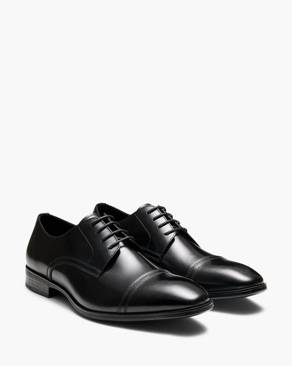 Stanton Black Derby Shoes