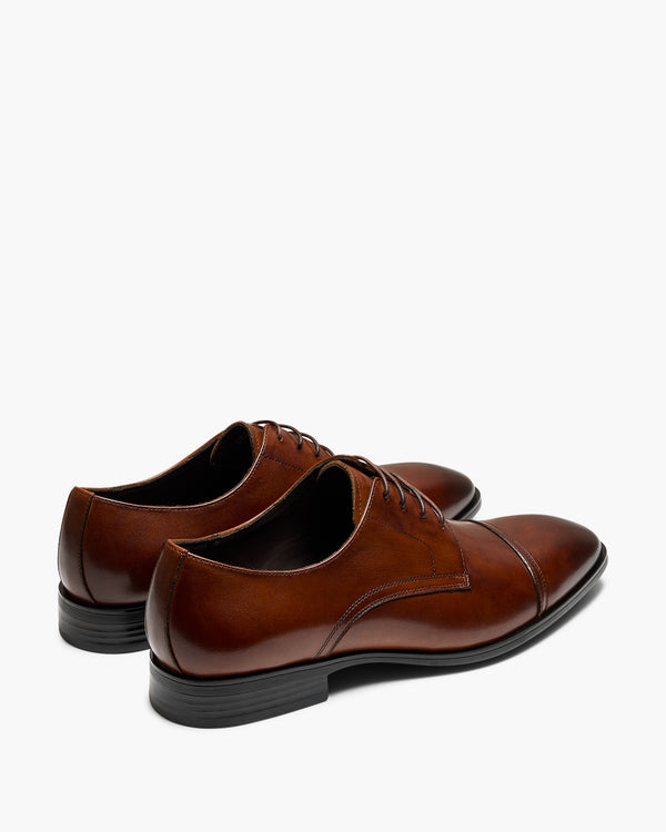 Stanton Tan Derby Shoes