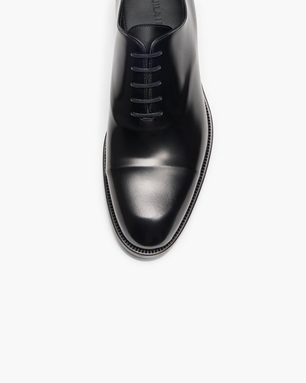 Stark Hi-Shine Black Dress Shoes