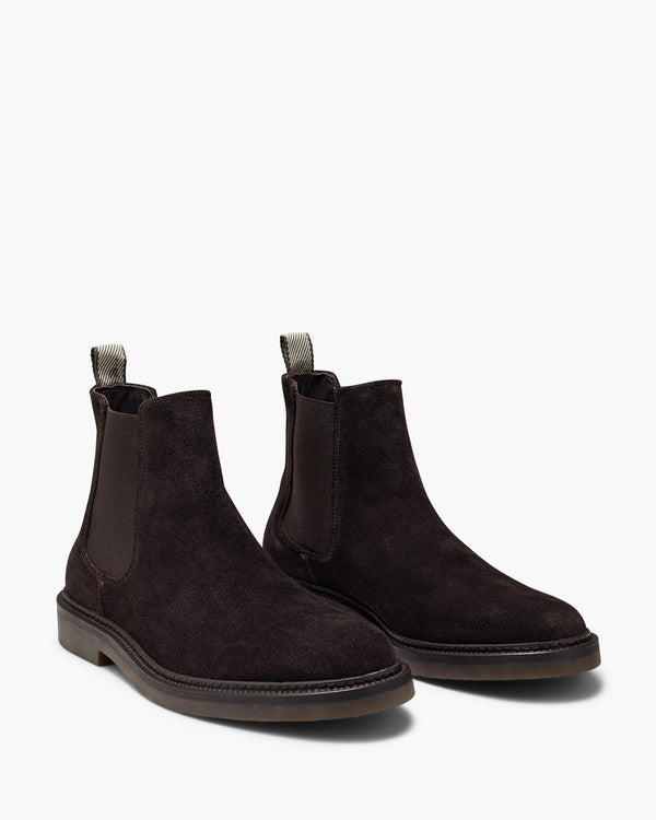 Steele Brown Suede Chelsea Boots