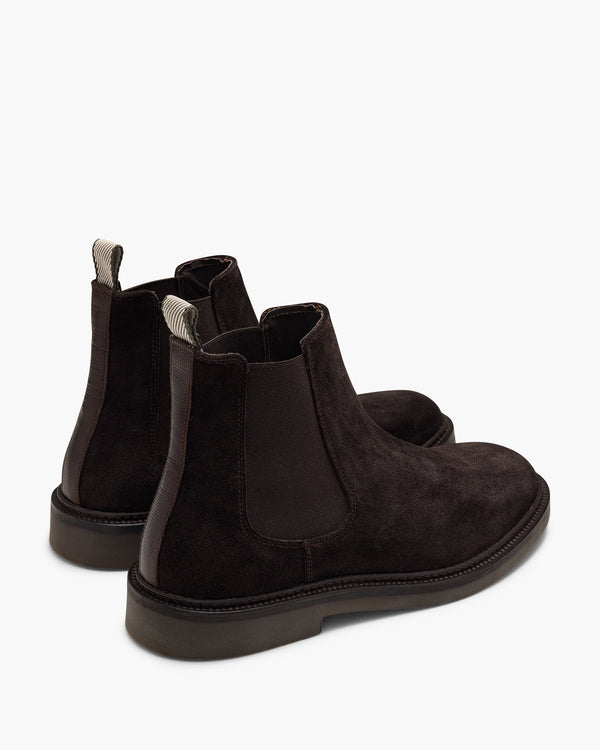 Steele Brown Suede Chelsea Boots