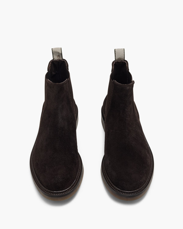 Steele Brown Suede Chelsea Boots