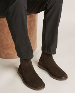 Steele Brown Suede Chelsea Boots