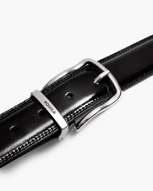 Todd Black Patent Belt