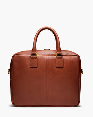 Valle Cognac Briefcase