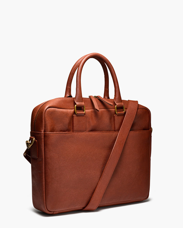 Valle Cognac Briefcase