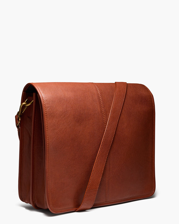 Valle Cognac Messenger Bag