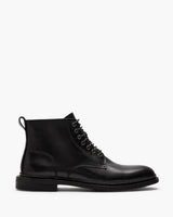 Vedder Black Lace-Up Boots