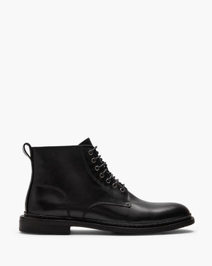 Vedder Black Lace-Up Boots