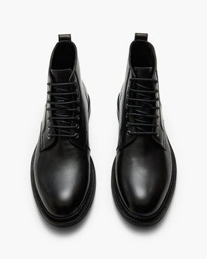 Vedder Black Lace-Up Boots