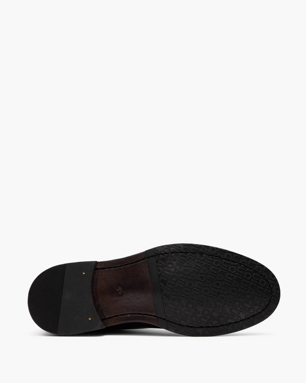 Vedder Dark Brown Lace-Up Boots