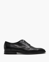 Walton Black Derby Shoes
