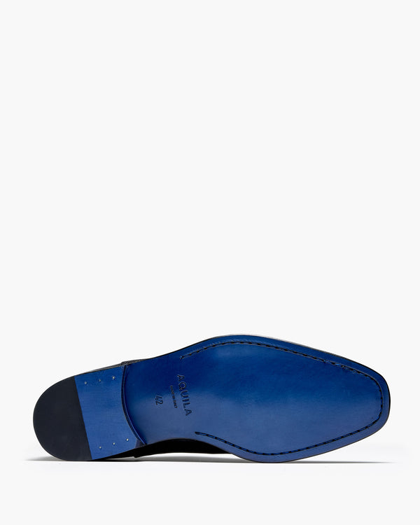 Walton Black Derby Shoes