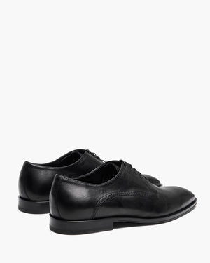 Walton Black Derby Shoes
