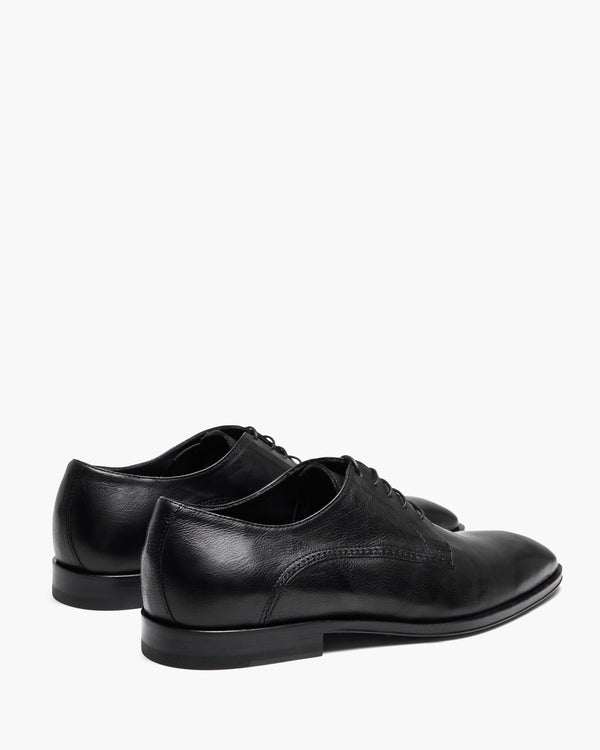 Walton Black Derby Shoes
