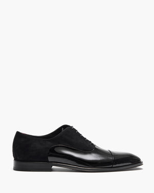 Walton Patent Black Oxford Shoes